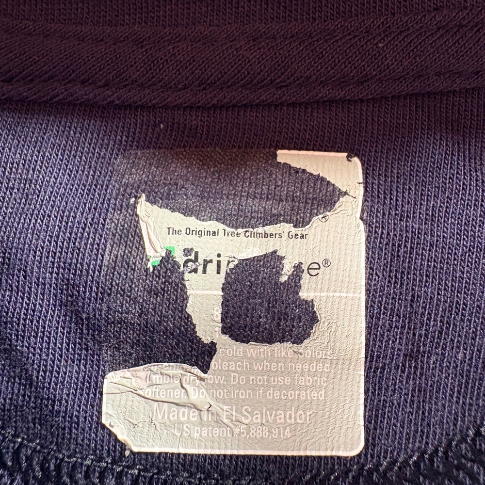 Arborwear Polo Shirt Mens Large Navy Blue Drirelease Short Sleeve Workwear - Picture 5 of 9